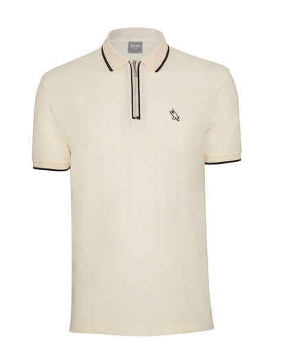 ZIPP WAFFLE POLO