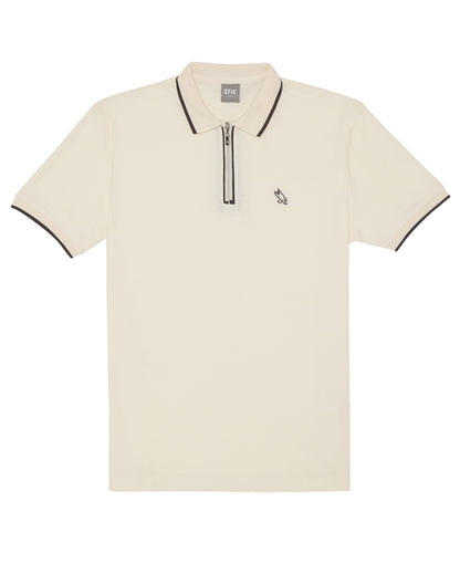 ZIPP WAFFLE POLO