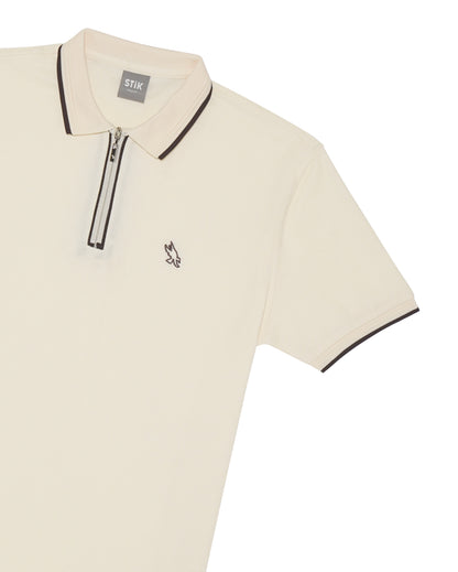ZIPP WAFFLE POLO