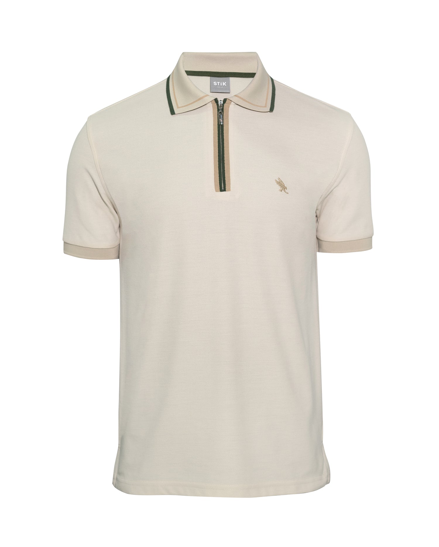 DOUBLE LINE  ZIPP POLO