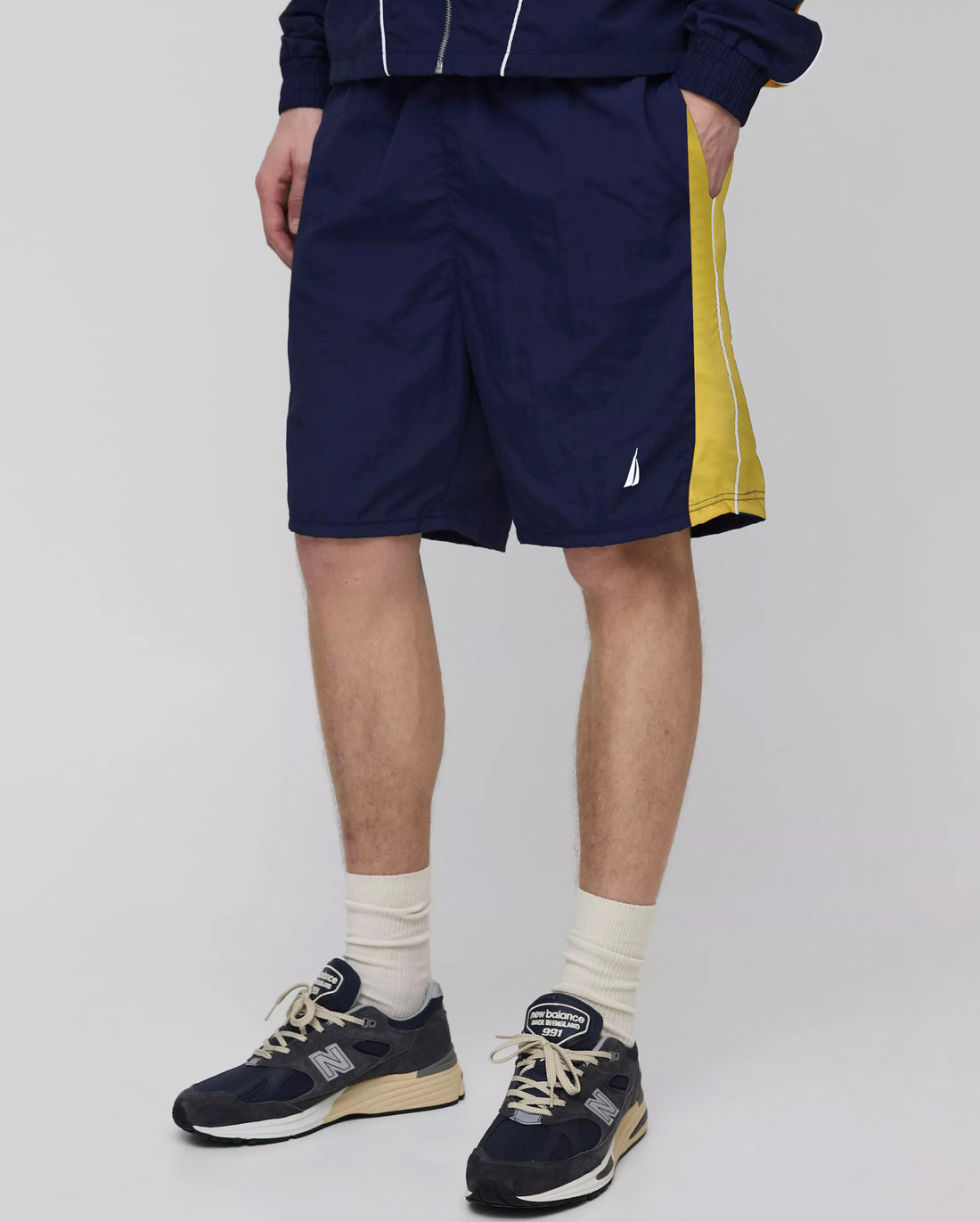 NAVY SWIM TRUNKS