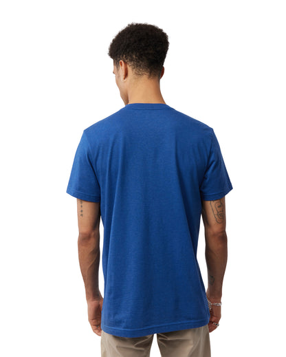 MENS HEATHER V NECK TEE
