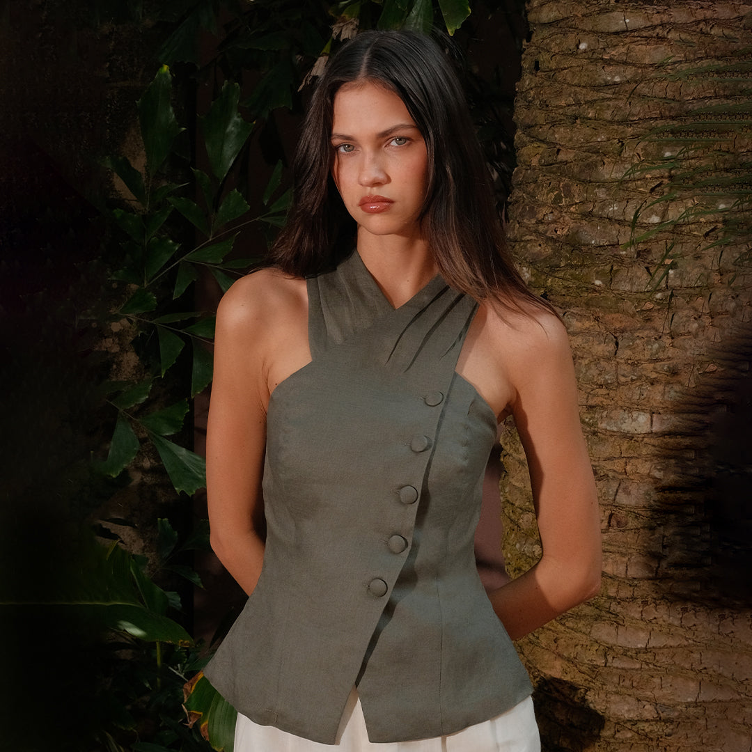 CAROLYN GREEN TOP