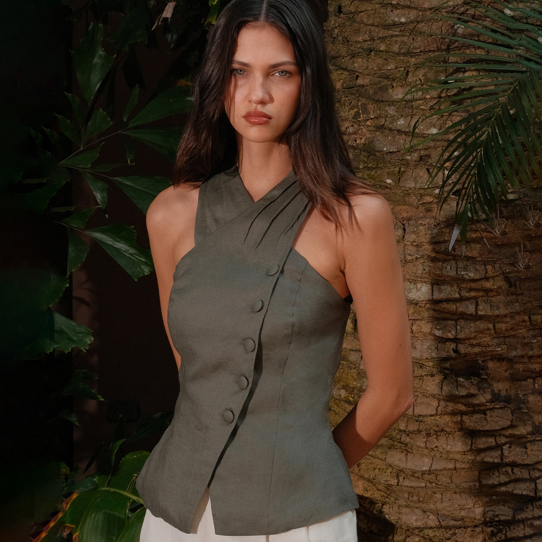 CAROLYN GREEN TOP