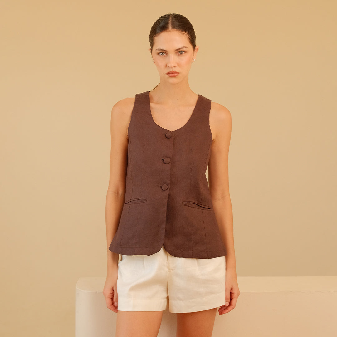 EMMA BROWN TOP