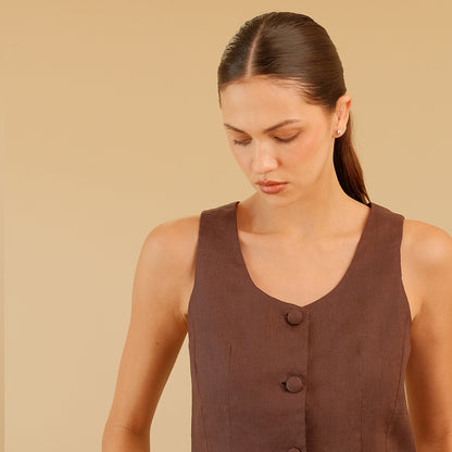 EMMA BROWN TOP