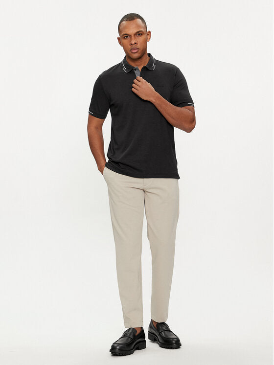 SMOOTH COTTON BLOCK POLO