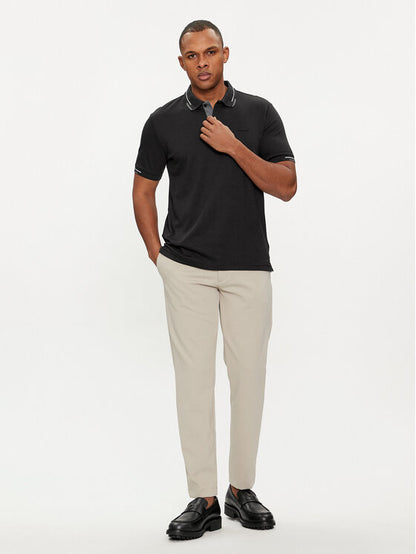 SMOOTH COTTON BLOCK POLO