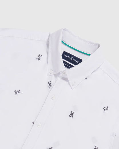 OXFORD JACQUARD BUNNY LONG SLEEVE SHIRT