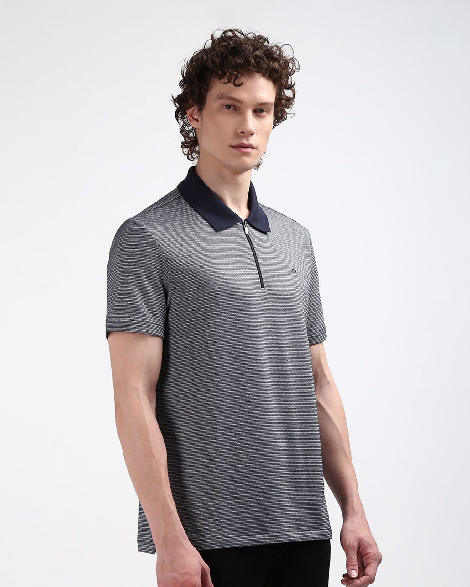 TEXTURED POLO FOR MEN