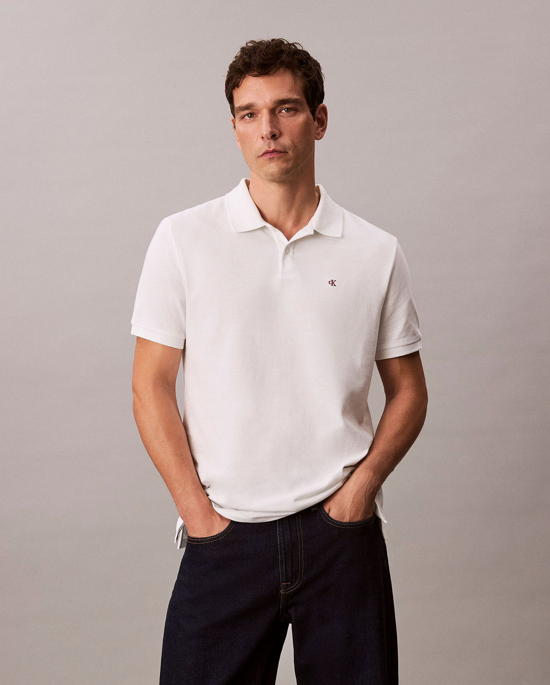 POLO CALVIN KLEIN MONOGRAMA