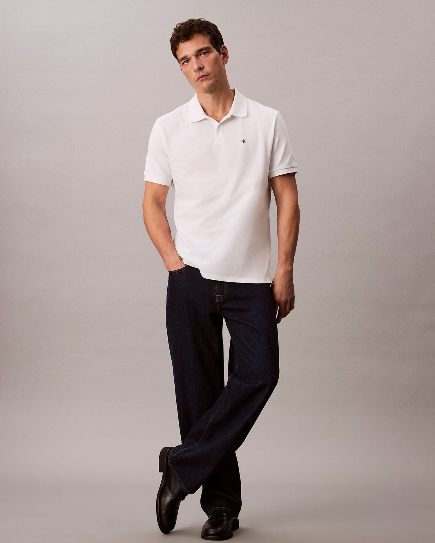 POLO CALVIN KLEIN MONOGRAMA