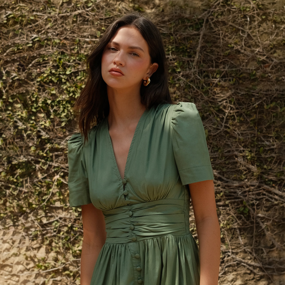 HELENA GREEN DRESS