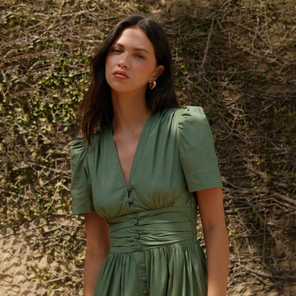 HELENA GREEN DRESS
