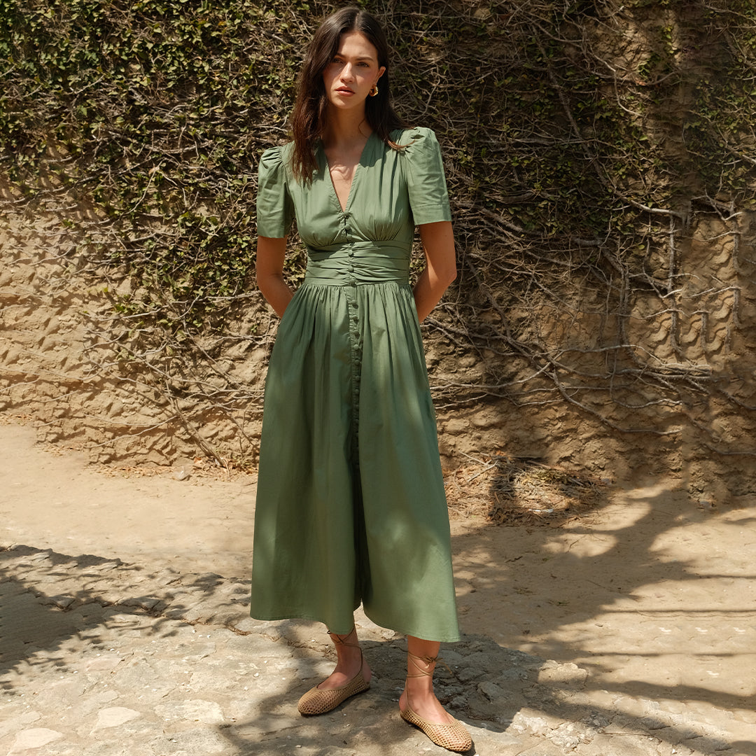 HELENA GREEN DRESS