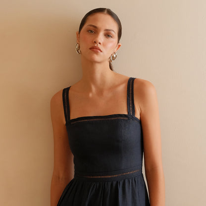 SCARLETT NAVY DRESS