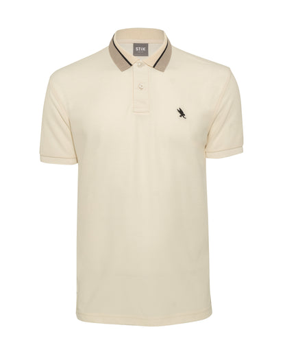 PANAL TEXTURE NECK POLO