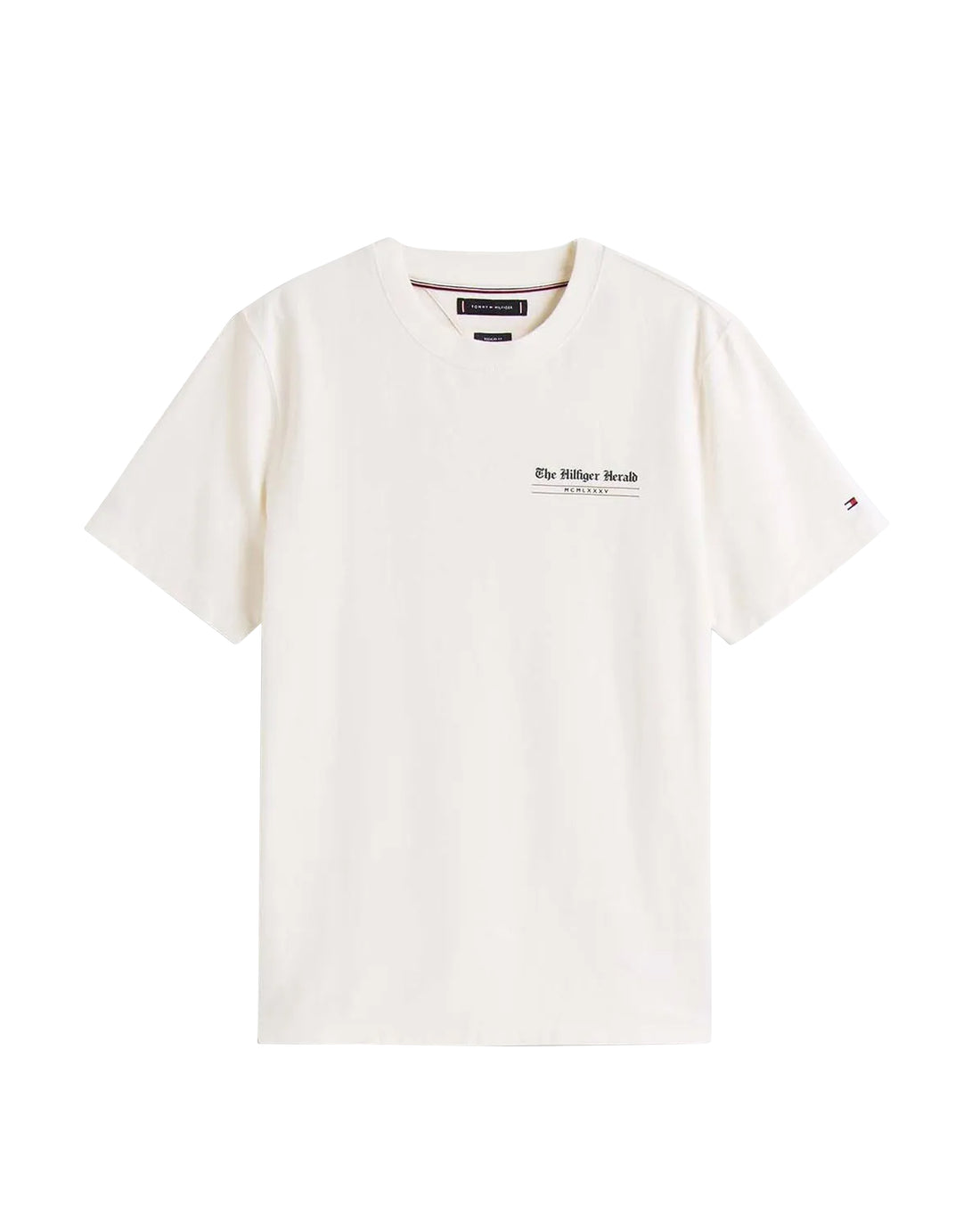 HILFIGER HERALD BLACK GRAPHIC TEE