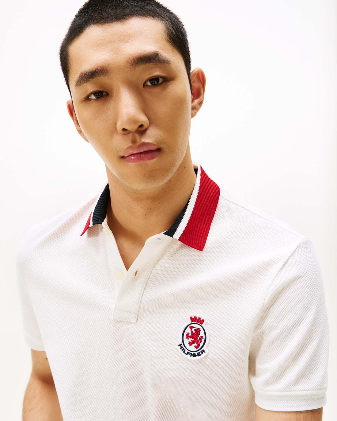 HERRINBONE COLLAR REG POLO