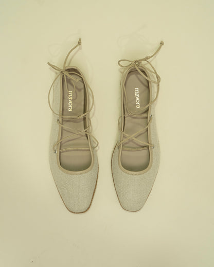 NINA BEIGE FLATS