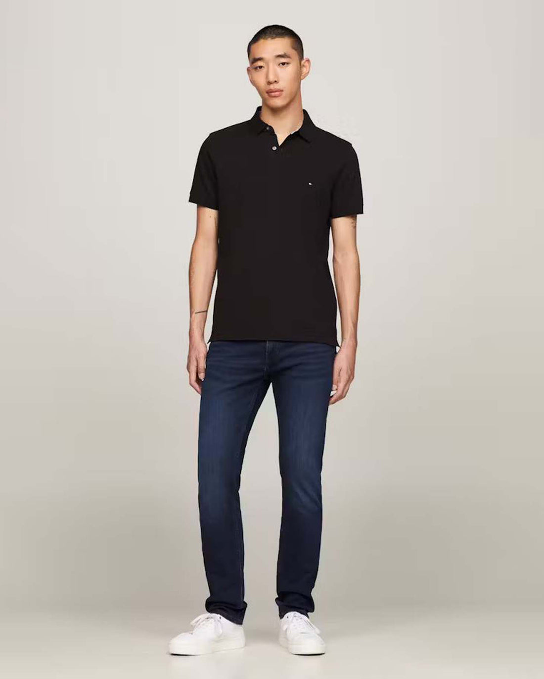 BLACK POLO FOR MEN