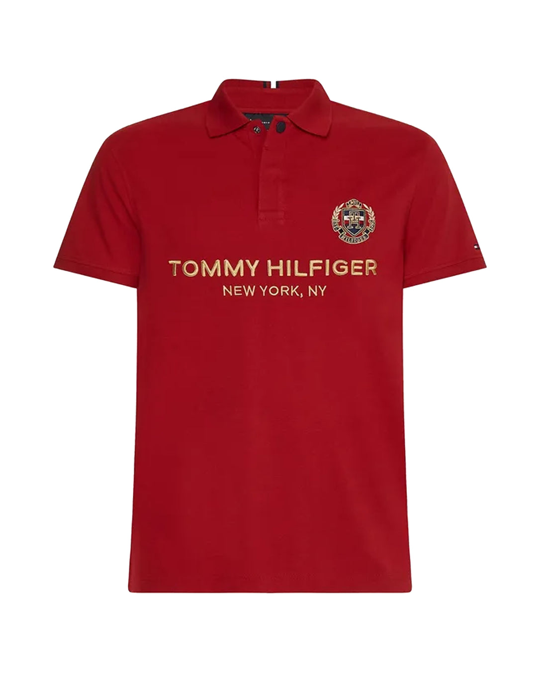 ICON CREST CHEST LOGO SLIM POLO