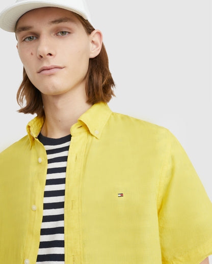 PIGMENT DYED LINEN SHIRT