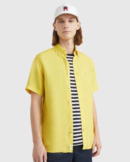 PIGMENT DYED LINEN SHIRT